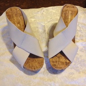 Open toe shoe Tally Natural 4" heel